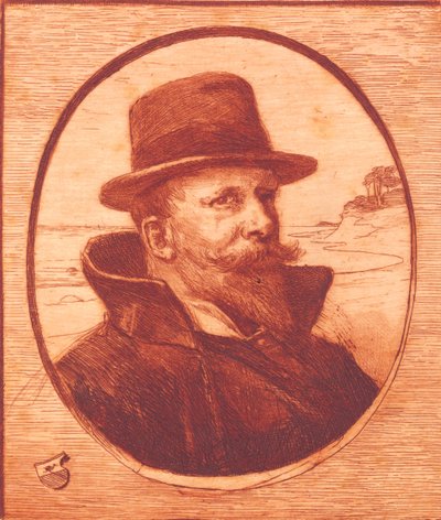 Autorretrato de Hans Nikolaj Hansen