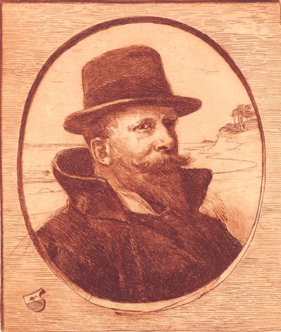 Autorretrato de Hans Nikolaj Hansen
