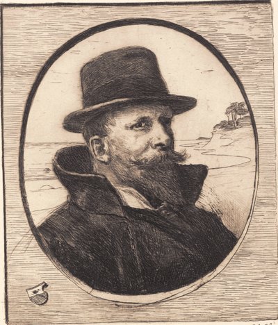 Autorretrato de Hans Nikolaj Hansen