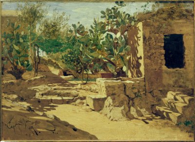 H.P. Feddersen el Joven, Cactus con cabaña de Hans Peter Feddersen der Jüngere