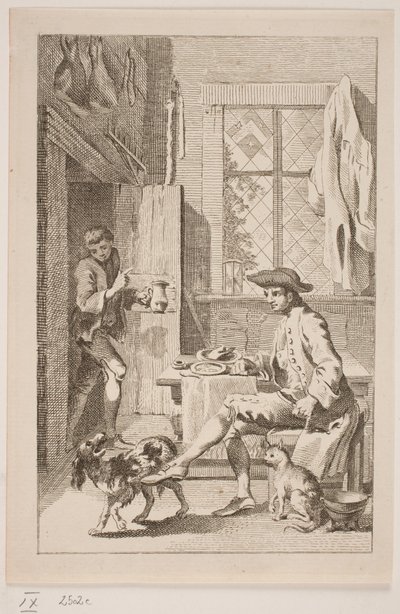 El campesino, el gato y el perro de Hans Quist