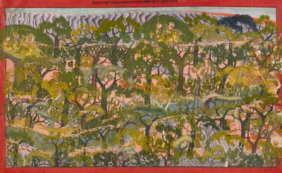 Maharao Umed Singh cazando tigres de Hans Raj Joshi