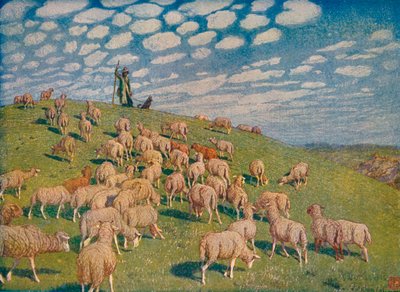 Pasto en primavera, c1900 1903-1904 de Hans Richard von Volkmann