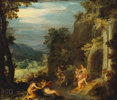 Diana y Calisto de Hans Rottenhammer