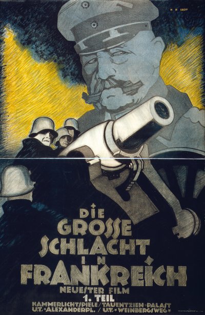 Póster de la película de la Primera Guerra Mundial 