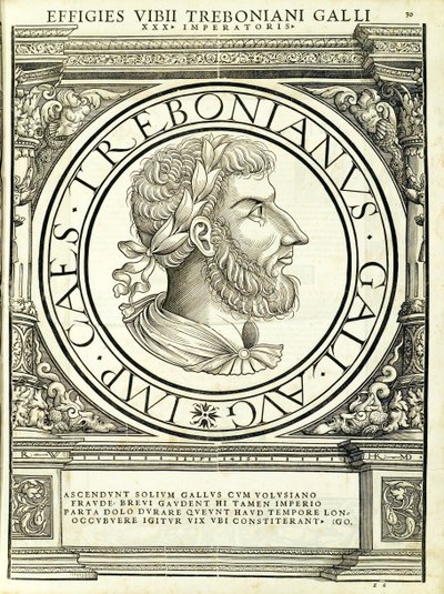 Treboniano Galo, ilustración de 