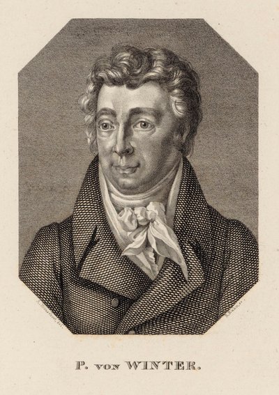 Retrato del Compositor Peter von Winter 1754-1825 de Hans Rudolf Rahn