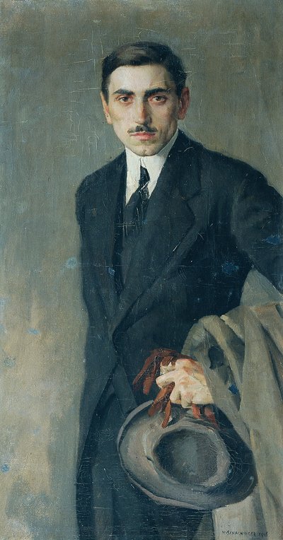 El pintor Fritz Zerritsch de Hans Schachinger