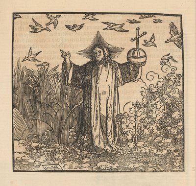 Antes de Cristo como Salvatore de Hans Schäufelein (possibly)