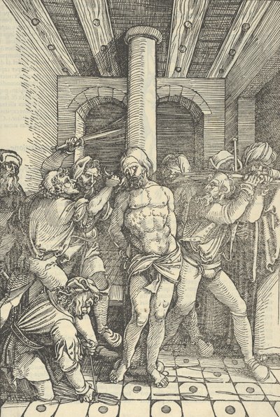 Cristo flagelado, de Speculum passionis domini nostri Ihesu Christi, 1507 de Hans Schäufelein the Elder