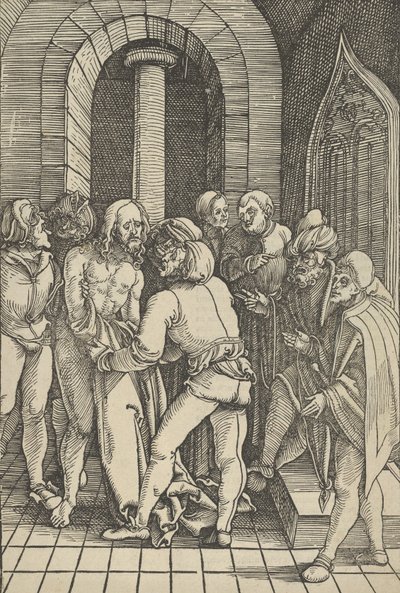 Cristo despojado, de Speculum passionis domini nostri Ihesu Christi, 1507 de Hans Schäufelein the Elder
