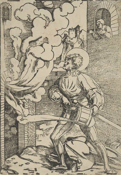 San Florián (reimpresión) de Hans Schäufelein the Elder