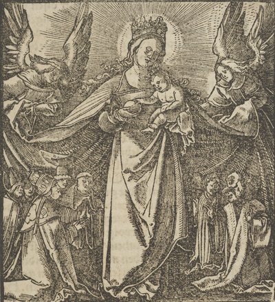 La Madonna de la Misericordia, de Hymmelwagen auff dem, wer wol lebt de Hans Schäufelein the Elder