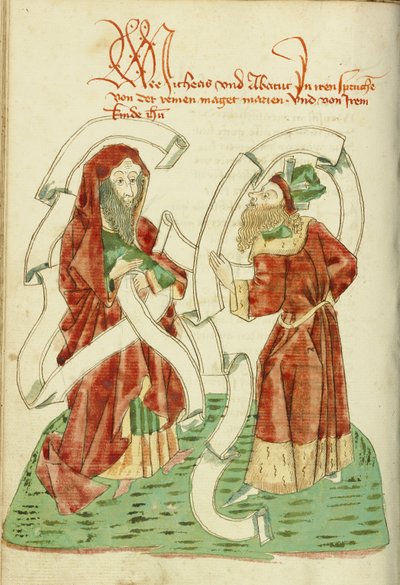 Miqueas y Habacuc de Hans Schilling