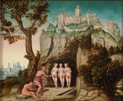 El Juicio de Paris, c.1540-60 de Hans Schöpfer