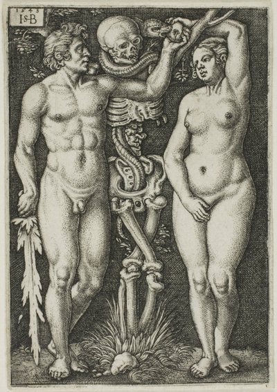 Adán y Eva de Hans Sebald Beham