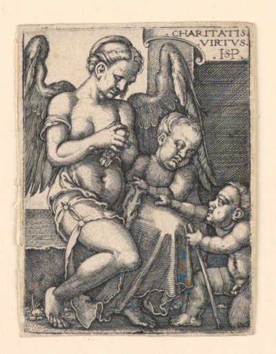 Caridad de Hans Sebald Beham