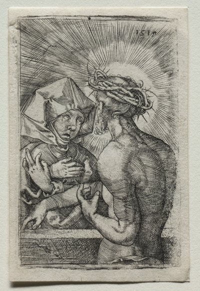 Cristo y la Virgen de Hans Sebald Beham
