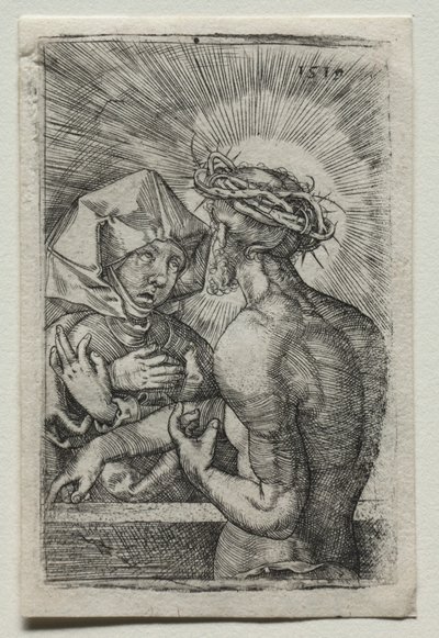 Cristo y la Virgen, 1519 de Hans Sebald Beham