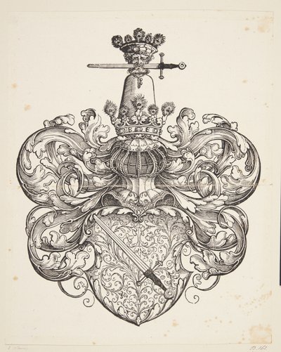 Escudo de Armas de la familia Kress von Kressenstein de Hans Sebald Beham