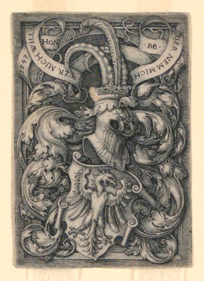 Escudo de armas con un águila de Hans Sebald Beham