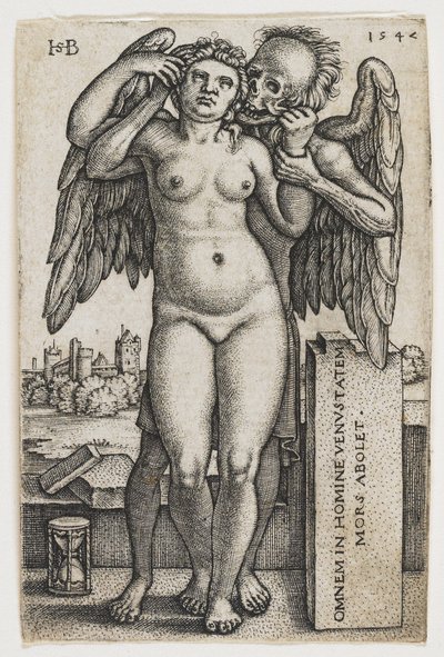 La Muerte Apoderándose de una Mujer, 1547 de Hans Sebald Beham