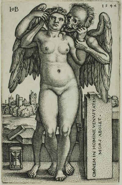 La Muerte y la Doncella de Hans Sebald Beham