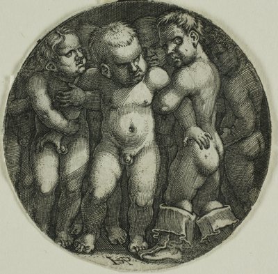 Ocho chicos de Hans Sebald Beham