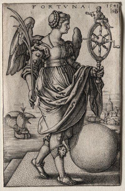 Fortuna, 1541 de Hans Sebald Beham