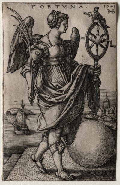 Fortuna, 1541 de Hans Sebald Beham
