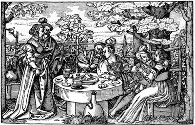 Jardín en Alemania de Hans Sebald Beham