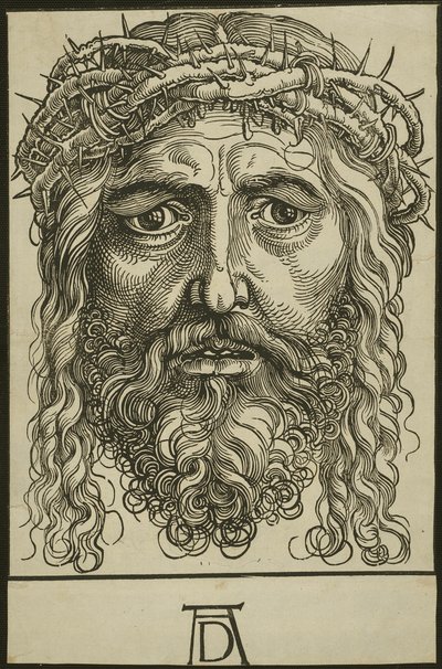 Cabeza de Cristo coronada de espinas de Hans Sebald Beham