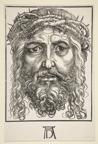 Cabeza de Cristo coronada de espinas de Hans Sebald Beham