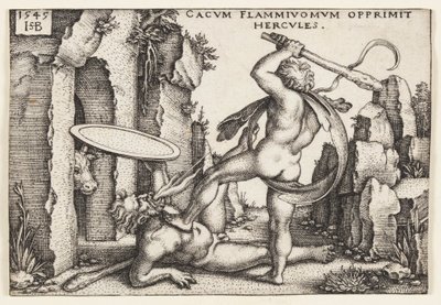 Hércules y Caco de Hans Sebald Beham
