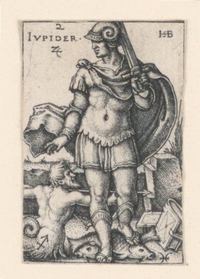 Júpiter, de Los siete planetas de Hans Sebald Beham