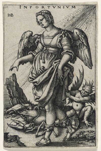 Desgracia (Das Ungluck) de Hans Sebald Beham
