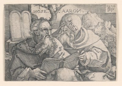Moisés y Aarón de Hans Sebald Beham