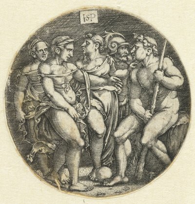 Sentencia de París de Hans Sebald Beham