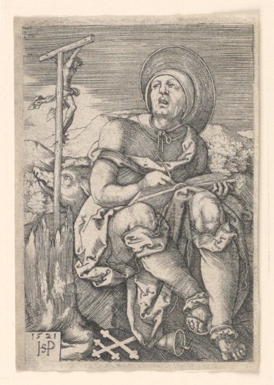 San Antonio el Ermitaño de Hans Sebald Beham