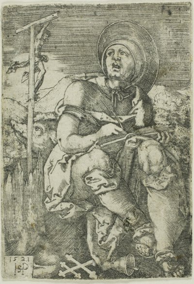 San Antonio el Ermitaño de Hans Sebald Beham
