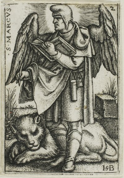 San Marcos, de Los cuatro evangelistas de Hans Sebald Beham