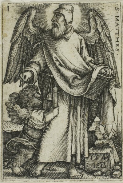 San Mateo, de Los Cuatro Evangelistas de Hans Sebald Beham