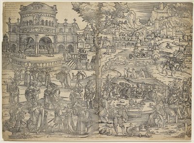 La Fiesta de Herodes de Hans Sebald Beham