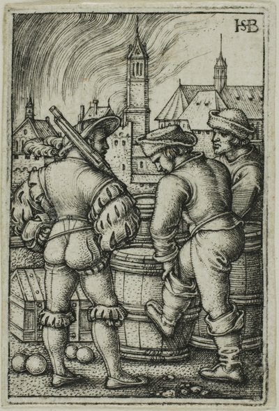 El guardia cerca de los polvorines de Hans Sebald Beham