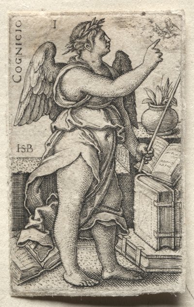 El conocimiento de Dios y las siete virtudes cardinales: Conocimiento de Dios - Cognicio de Hans Sebald Beham