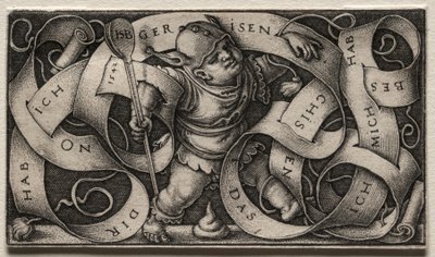 El pequeño bufón, 1542 de Hans Sebald Beham