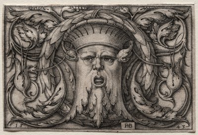 La máscara, 1543 de Hans Sebald Beham