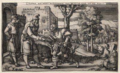 The Prodigal Son de Hans Sebald Beham