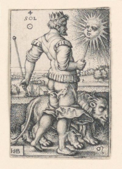 El Sol, de Los Siete Planetas de Hans Sebald Beham