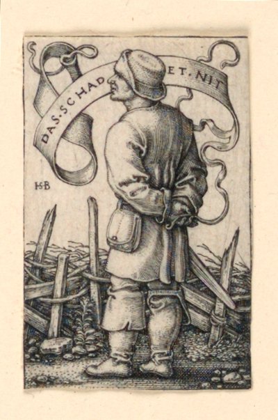 El campesino del clima: "Das Schadet Nit" de Hans Sebald Beham